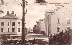 Månadens vykort - Oktober 2016, Bryggartorpsgatan 1913 och 2016
